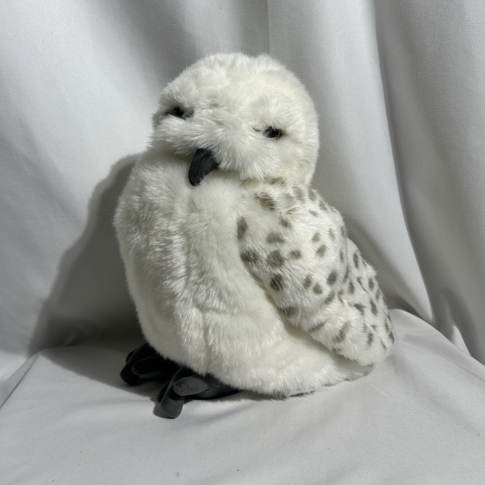 Universal Studios Harry Potter Hedwig Owl 11" Plush Puppet, Turns Head, No Sound